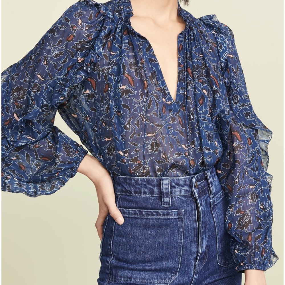 Ulla Johnson Atiya Blouse Top - Picture 2 of 11